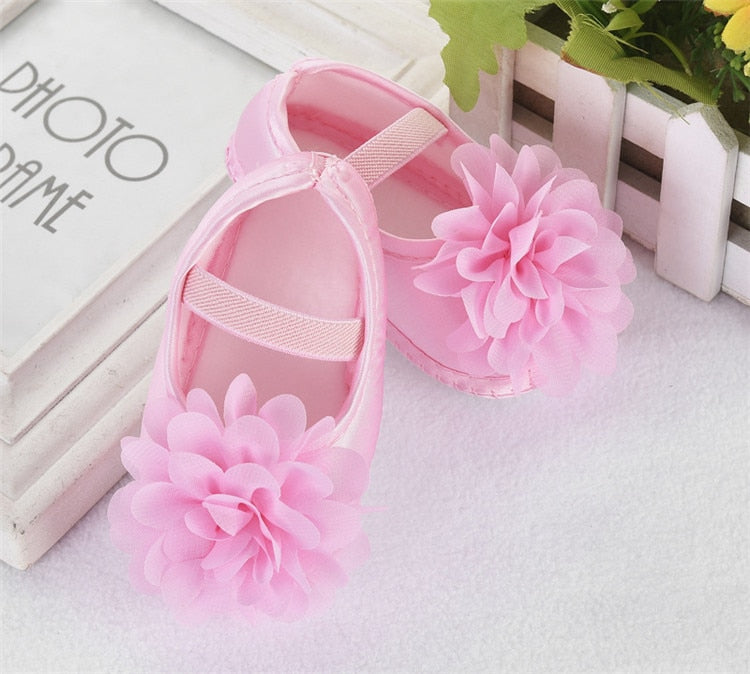 Baby Lace Flower 0-9M Shoes - Coco Potato - dresses and partywear for little girls