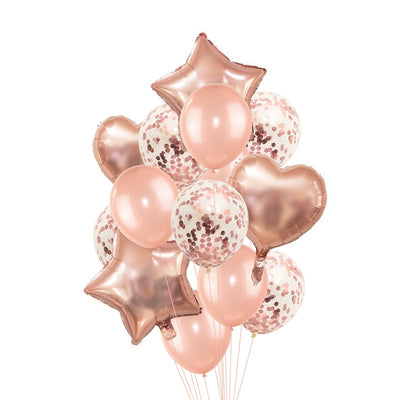 Rose Gold Balloon Party Decor - Coco Potato - dresses and partywear for little girls