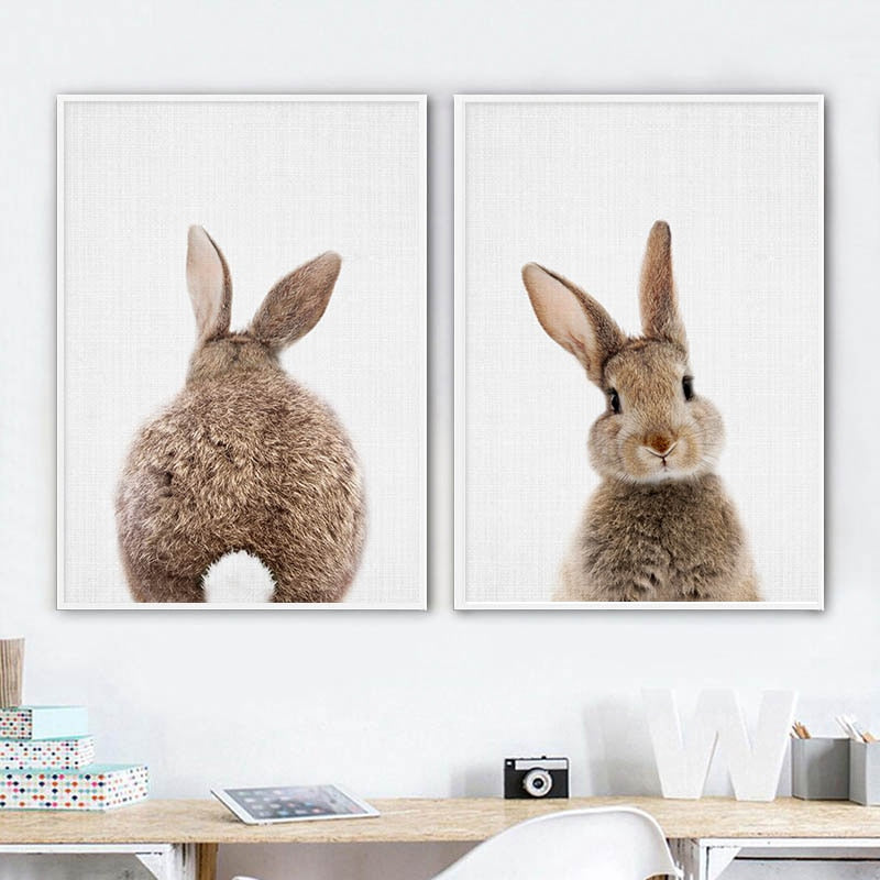 Bunny Rabbit Poster Room Decor Home - Coco Potato - dresses and partywear for little girls
