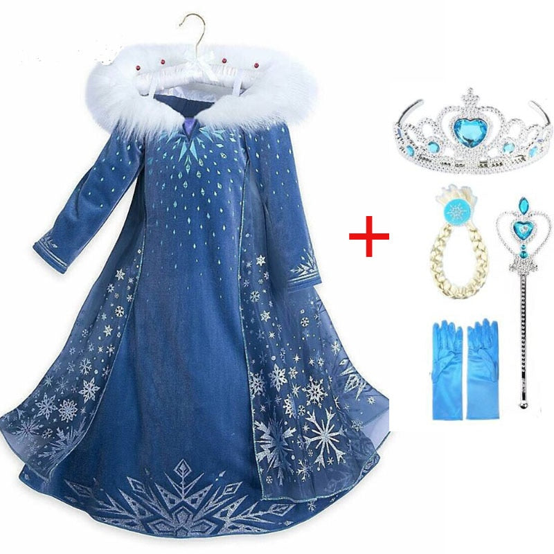 Frozen Elsa Anna Inspired 3-10yrs Dress - Coco Potato - dresses and partywear for little girls