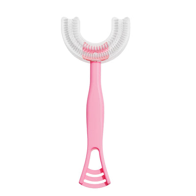 6-12yrs Kids Toothbrush 360 Degree U-shaped Silicone Toothbrush - Coco Potato - dresses and partywear for little girls