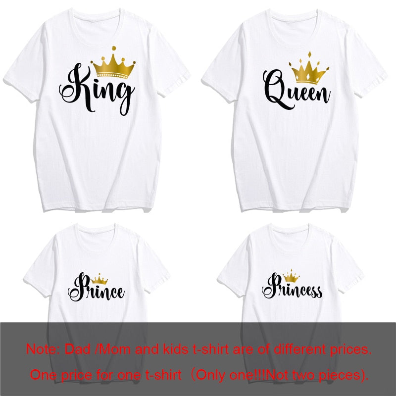 King Queen Prince Princess Family Matching Clothes 12M-7T Baby Toddler Girl Top - Coco Potato - dresses and partywear for little girls