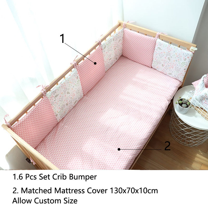 Bed Bumper Crib Protector Room Decor Home - Coco Potato - dresses and partywear for little girls