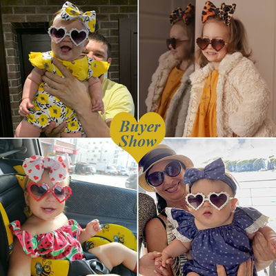 2 Pcs Headband Sunglasses Set 1M-4T Kids Sunglasses - Coco Potato - dresses and partywear for little girls