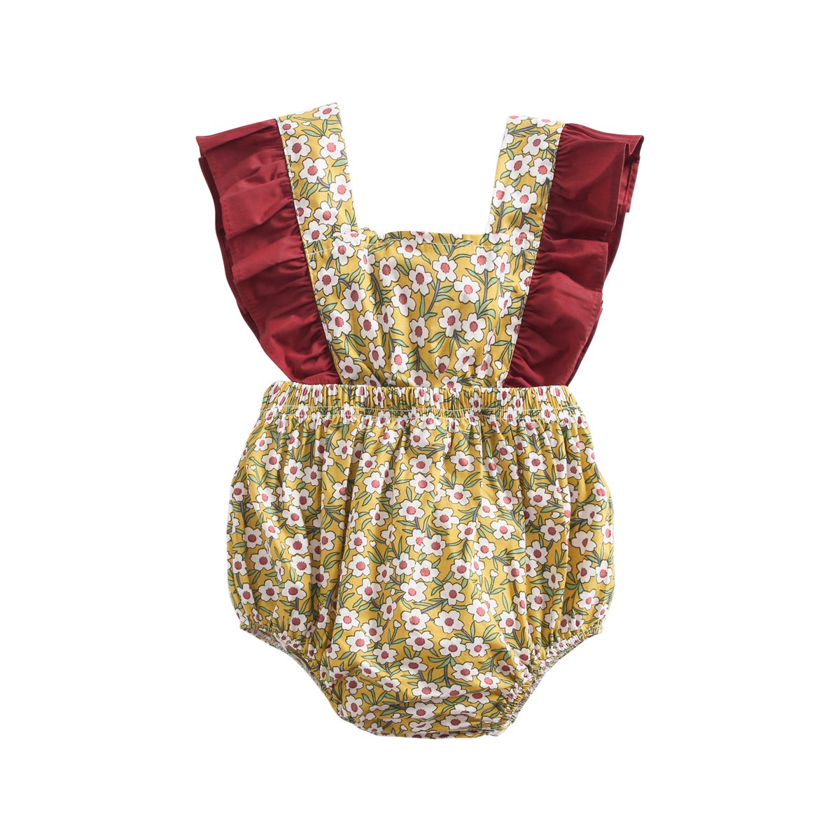 Flower Romper 0-3yrs Jumpsuit - Coco Potato - dresses and partywear for little girls