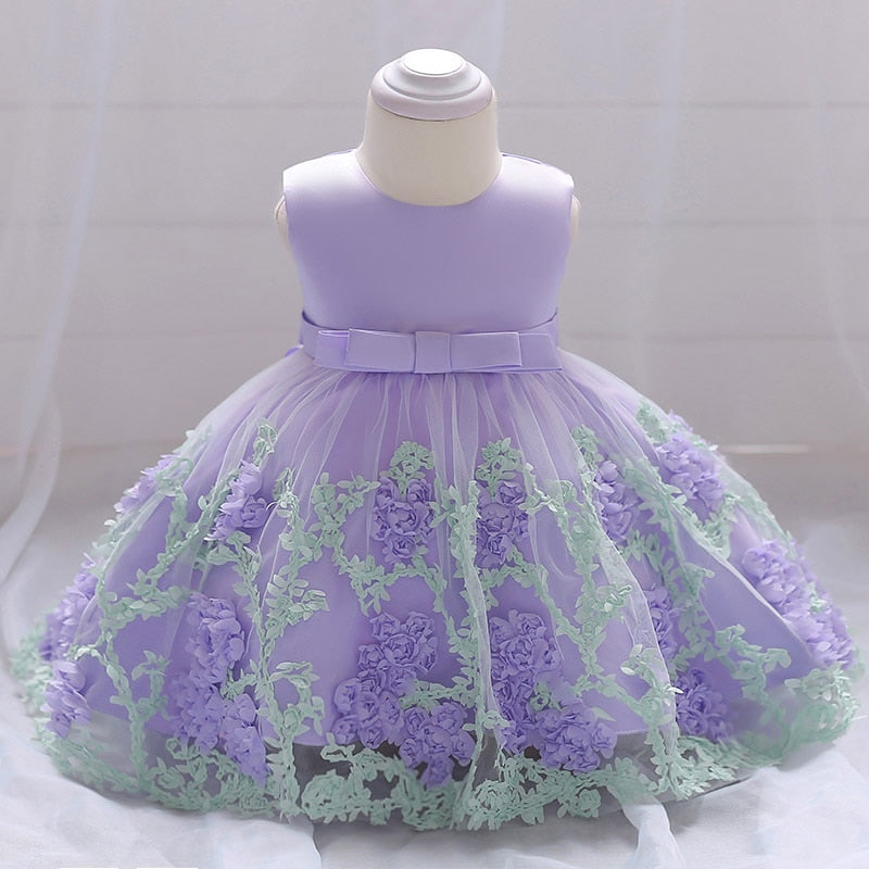 Flower Dress 3M-24M Baby Dress - Coco Potato - dresses and partywear for little girls