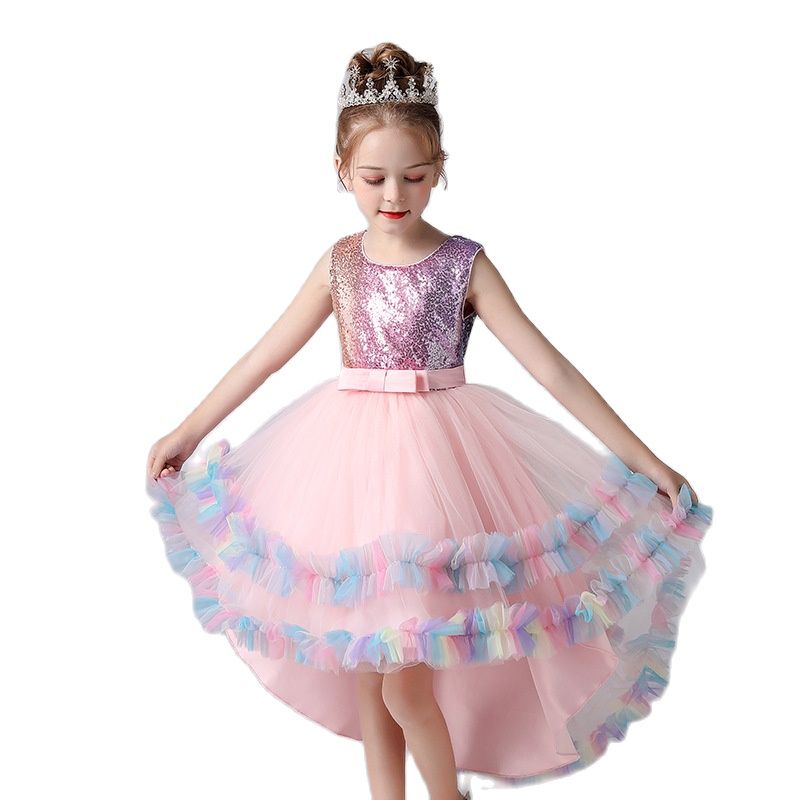 Princess High Low Dress 3-12yrs Toddler Girl Dress - Coco Potato - dresses and partywear for little girls