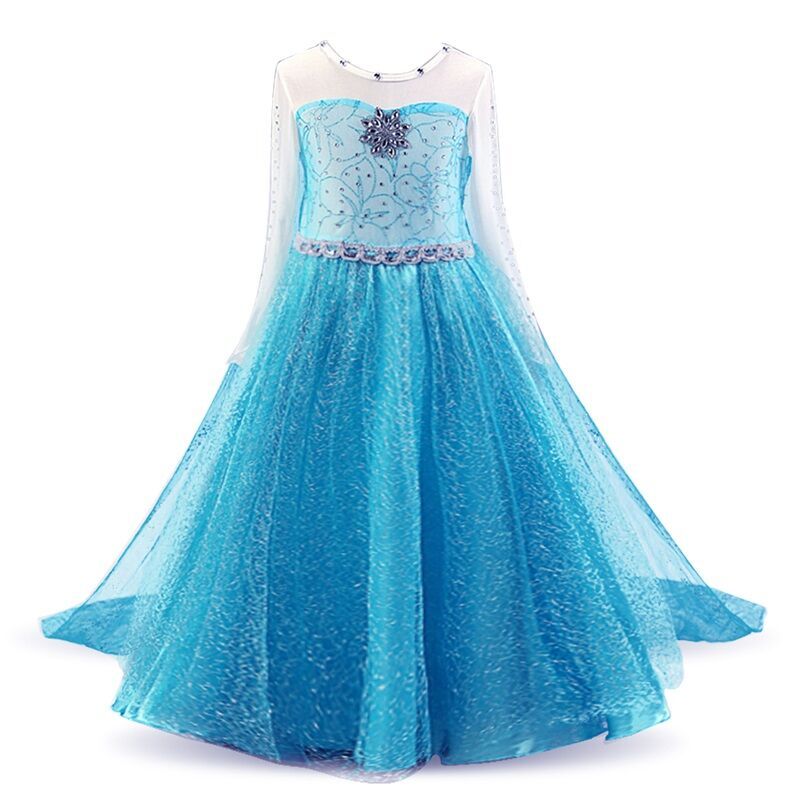 Frozen Elsa Inspired Cosplay 4-10yrs Girls Costume Dress - Coco Potato - dresses and partywear for little girls