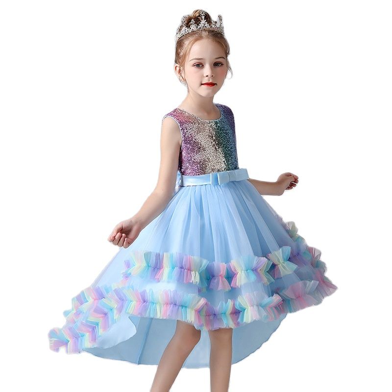 Princess High Low Dress 3-12yrs Toddler Girl Dress - Coco Potato - dresses and partywear for little girls