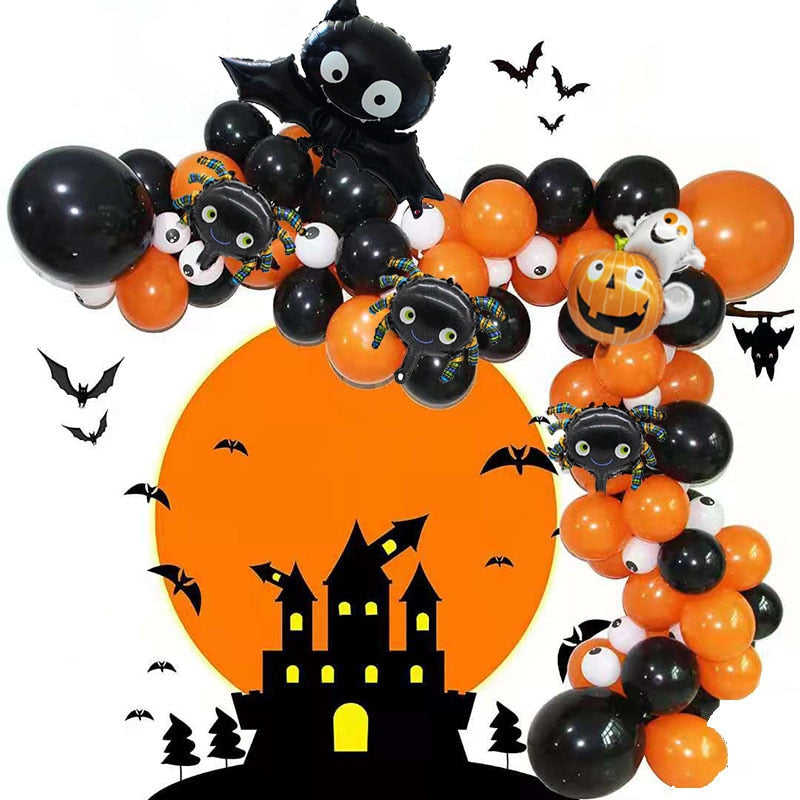 72Pcs Halloween Decor Balloon Garland - Coco Potato - dresses and partywear for little girls