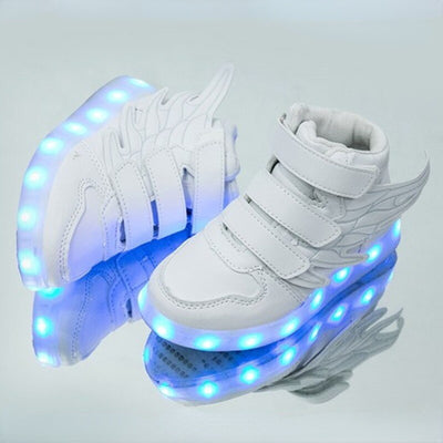 Light Up Shoes with Wing Boys Girls Shoes - Coco Potato - dresses and partywear for little girls