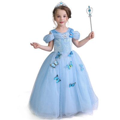 Cinderella Inspired Cosplay 4-10yrs Girls Costume Dress - Coco Potato - dresses and partywear for little girls