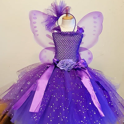 3Pcs Butterfly Tutu 6M-9yrs Dress Set - Coco Potato - dresses and partywear for little girls