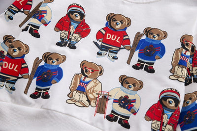 Cute Bear Sweatshirt 9M-5yrs Baby Toddler Boys Girls Hoodie - Coco Potato - dresses and partywear for little girls