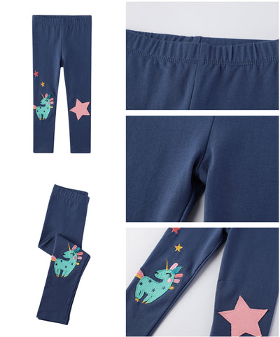 Girls Leggings Cotton Pants Trousers 3-8yrs Leggings - Coco Potato - dresses and partywear for little girls