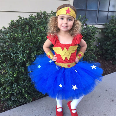 Wonder Girl Costume 2-10yrs Dress - Coco Potato - dresses and partywear for little girls