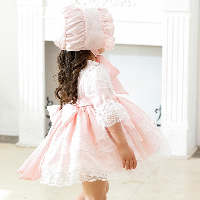 Spanish Boutique 12M-6yrs Dress w/ Hat - Coco Potato - dresses and partywear for little girls