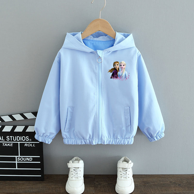 Cartoon Inspired Hooded Coat 2-12yrs Toddler Girl Hoodie Jacket - Coco Potato - dresses and partywear for little girls