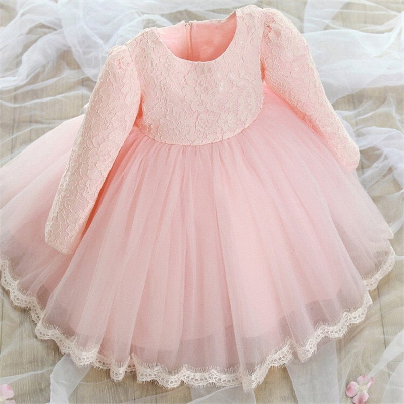 Bowknot Fancy Gown 3M-24M Baby Dress - Coco Potato - dresses and partywear for little girls