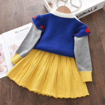Snow White Inspired 3-7yrs Sweater Dress Set - Coco Potato - dresses and partywear for little girls