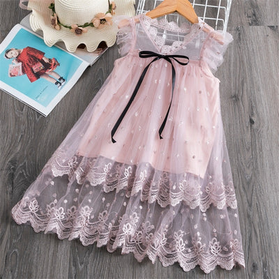 Lace Tulle 3-8yrs Dress - Coco Potato - dresses and partywear for little girls