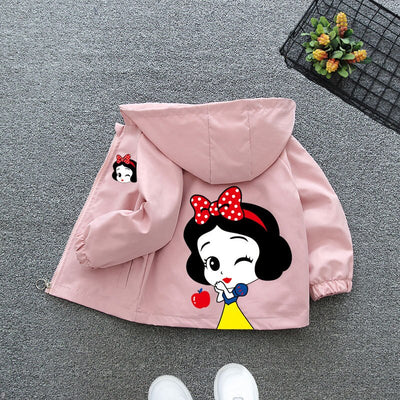 Cartoon Inspired Hooded Coat 2-12yrs Toddler Girl Hoodie Jacket - Coco Potato - dresses and partywear for little girls