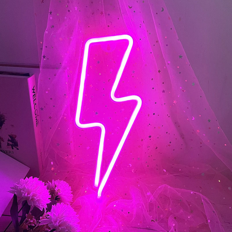 Neon Led Night Lamp Room Decor Home - Coco Potato - dresses and partywear for little girls