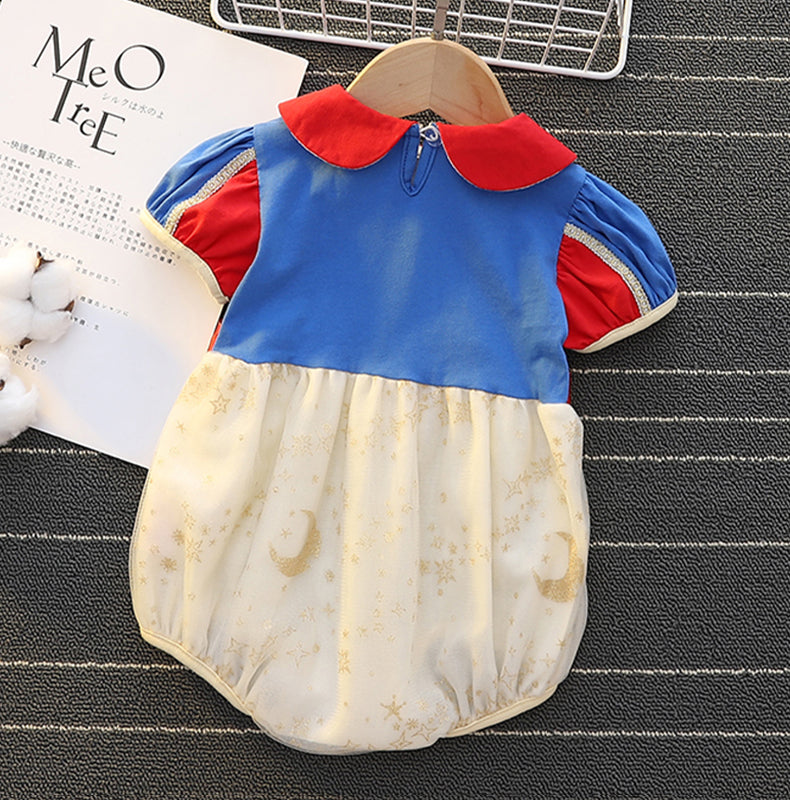 Snow White Inspired Romper 3-18M Set - Coco Potato - dresses and partywear for little girls