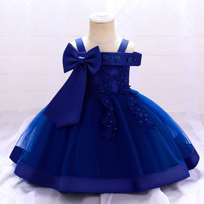Embroidery Elegant Gown 1-3yrs Toddler Girl Dress - Coco Potato - dresses and partywear for little girls