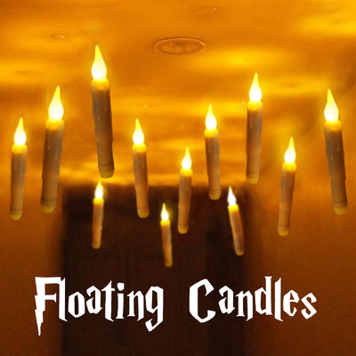 Harry Potter Inspired Halloween Floating LED Candles With Remote Control - Coco Potato - dresses and partywear for little girls
