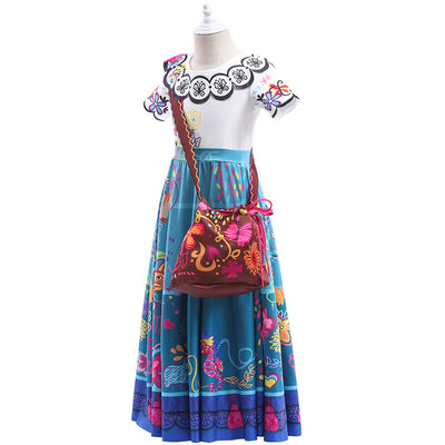 Encanto Inspired Costume Dress 2-9yrs Toddler Girl Dress - Coco Potato - dresses and partywear for little girls