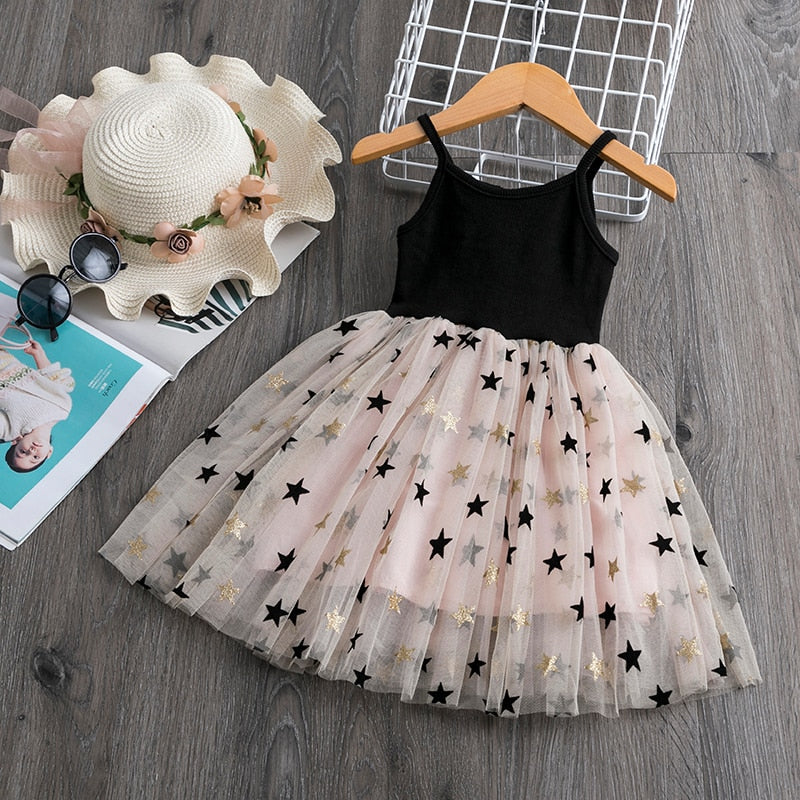Star Tulle 3-8yrs Dress - Coco Potato - dresses and partywear for little girls