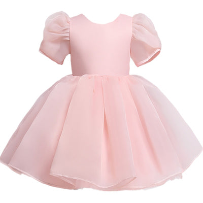 Puff Sleeve Dress 3-8yrs Toddler Girl Dress - Coco Potato - dresses and partywear for little girls