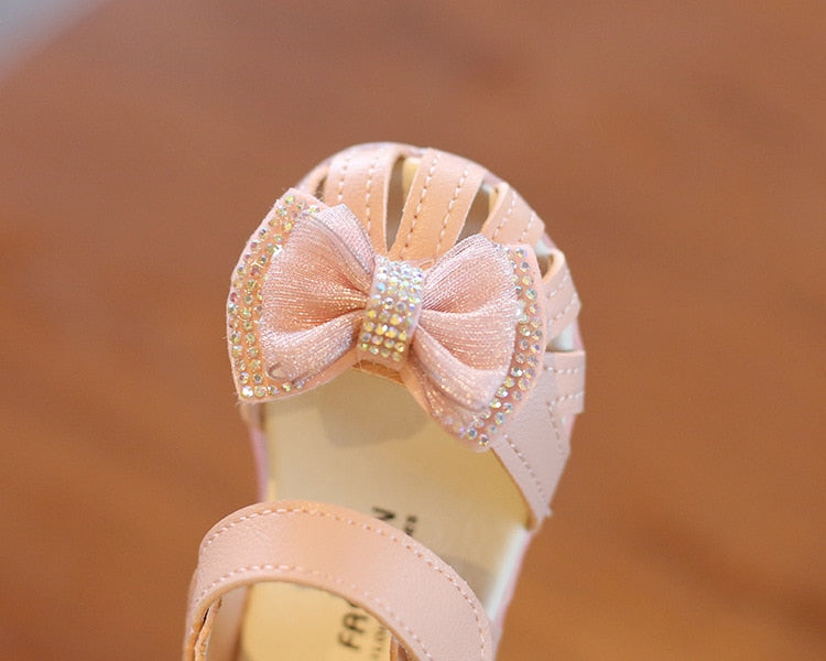 Bowtie Fashion Sandals Shoes - Coco Potato - dresses and partywear for little girls