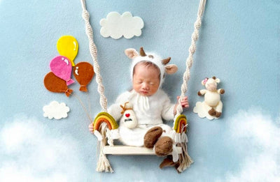 Photography Props Wood Swing Chair - Coco Potato - dresses and partywear for little girls