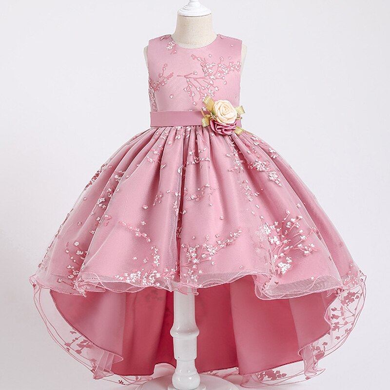 Embroidery Lace Ball Gown 3-12yrs Toddler Girl Dress - Coco Potato - dresses and partywear for little girls
