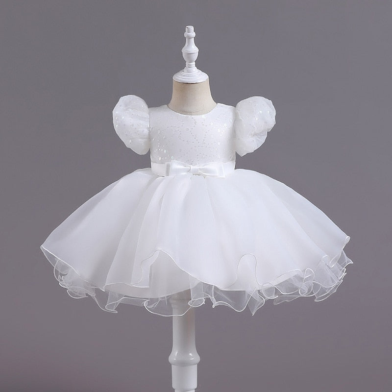 Puff Sleeves Tutu 9M-5yrs Dress - Coco Potato - dresses and partywear for little girls