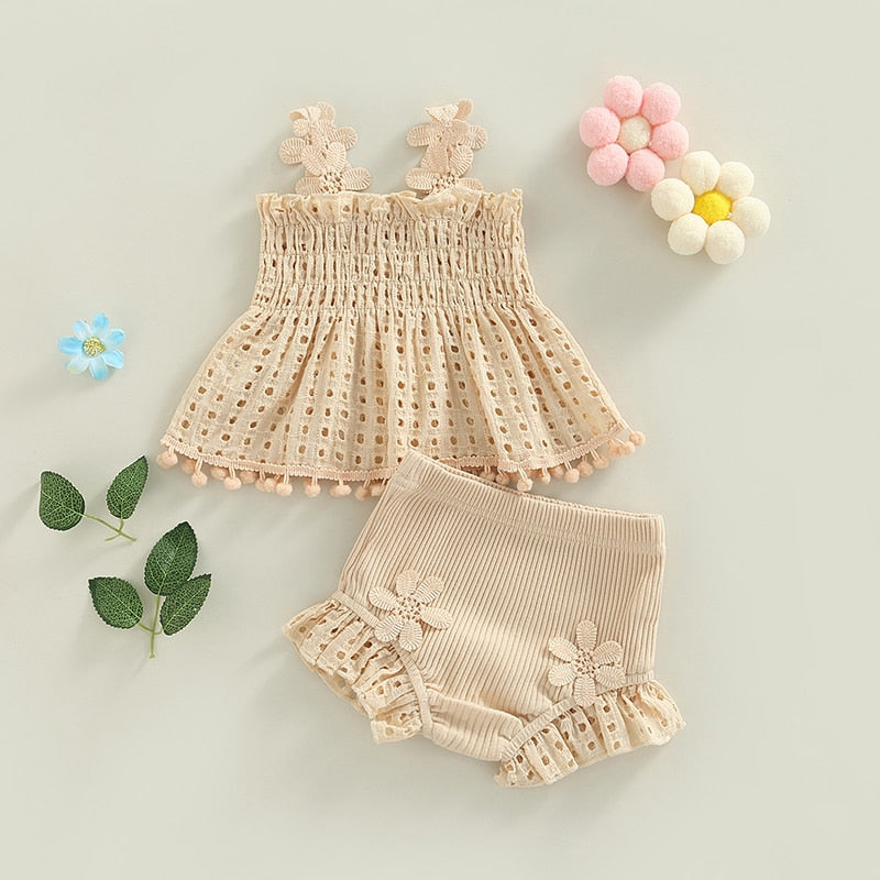 Sweet Romper 6-24M Set - Coco Potato - dresses and partywear for little girls