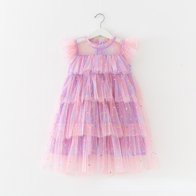 Rainbow Cake 2-10yrs Dress - Coco Potato - dresses and partywear for little girls